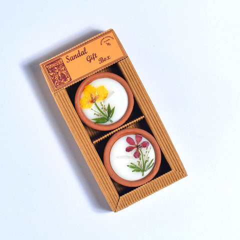 Candle Gift Box set of 2 small