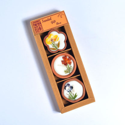 Candle Gift Box Set of 3
