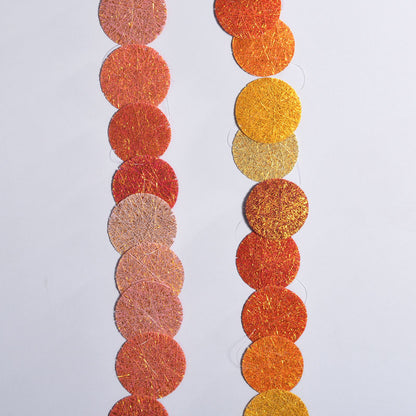 Silver And Gold Thread Garland