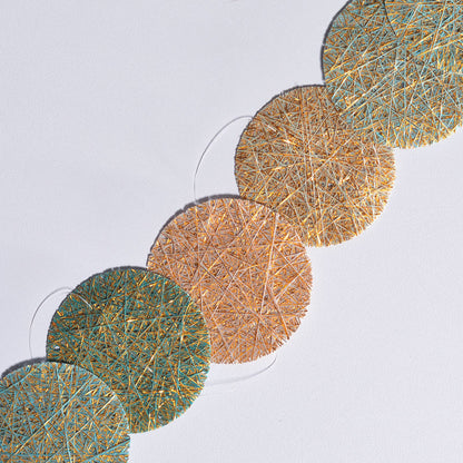 Silver And Gold Thread Garland
