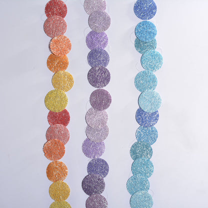 Silver And Gold Thread Garland