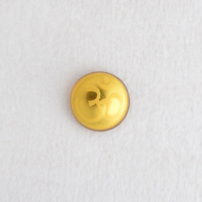 Om Symbol Gold-in-Glass Pendant