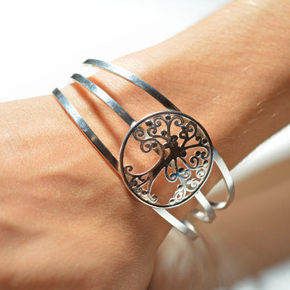 Triple Band Cuff Bracelet