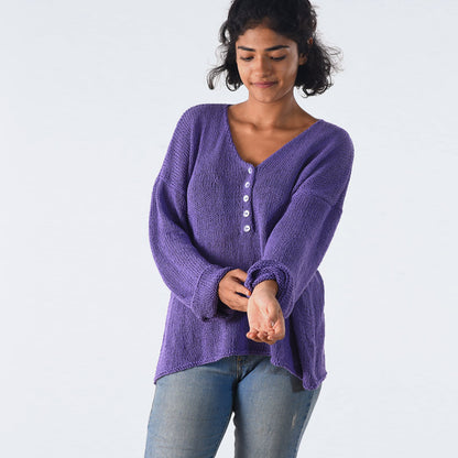 Alana Organic Cotton Hand Knit Jumper