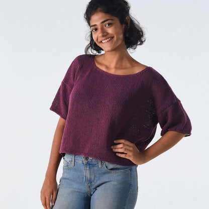 Winona Organic Cotton Hand Knit Jumper