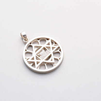 Mother and Sri Aurobindo Silver Pendant 16.5 g