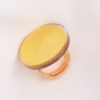 Sun Ring Gold-in-Glass (Large 3 cm)