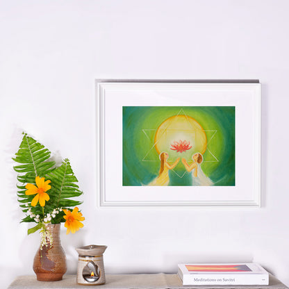 Savitri Art Painting - Soul Realization