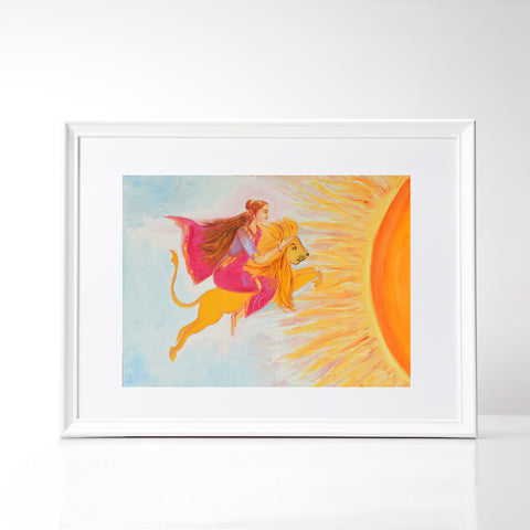 Savitri Art Painting - The Divine Will