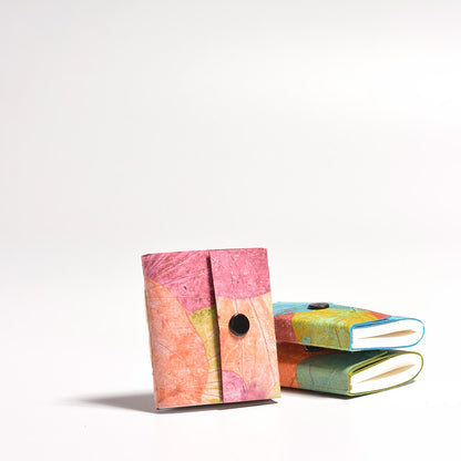 Garden Mini Note Book with Button
