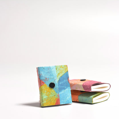 Garden Mini Note Book with Button