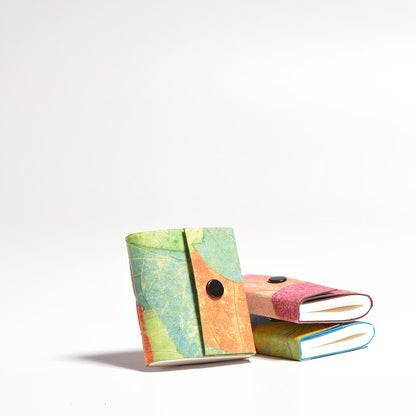 Garden Mini Note Book with Button