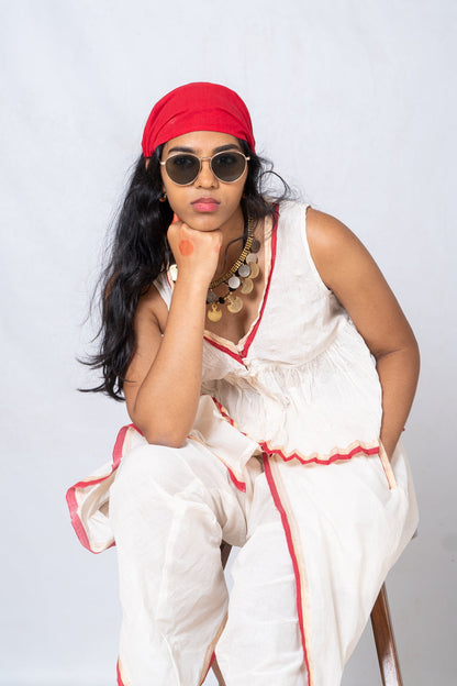 Set of 2- Top & Dhoti Set