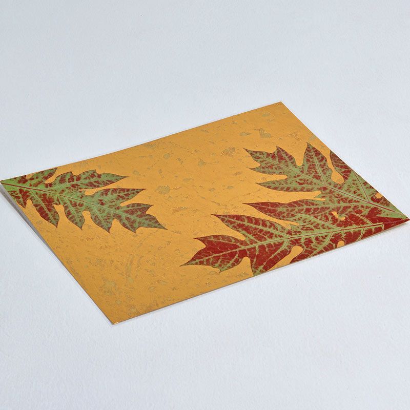 voldoende club Bende Buy Table mat - Gold Colored Papaya | Auroville.com